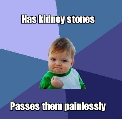 kidney stones success kid